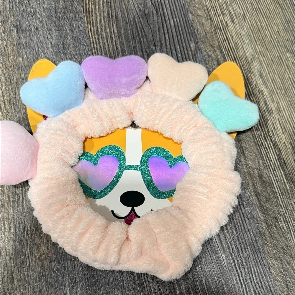 Heart-Shaped Plush Headband